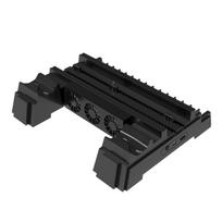 Vertical Cooling Stand for PS4 Slim/Pro Console, Multi-functional Charging & Storage Station juoda