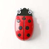 Cute Ladybug Magnetic Pen Eraser Storage Box, Dual-use Whiteboard Organizer Holder, Stylish Desk Decor for Home Office School raudona