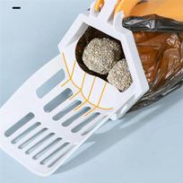 Practical-Integrated Cat Litter Scoop Cat Feces Scoop Cat Pet Cleaning Supplies Large Shovel For Cleaning Cat Litter Box mėlyna
