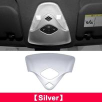 Anglies pluošto automobilio priekinio skaitymo lemputės apdailos dangtelis Toyota C-HR CHR 2016 2017 2018 Automobilio priedai Automobilio interjero dekoras sidabras