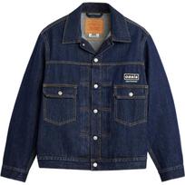 Levis Oasis Collaboration Simple Comfortable Versatile Long Sleeve Button Jacket Unisex Jacket A7632-0019 S