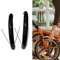 Folding Bike Fenders 20  Wheel Protection Spare Parts Sturdy Black Replacement