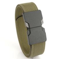 Elastinis taktinis diržas - 3,4 cm, Unisex lauko sportui ir kariniam mokymui, odinis verslo kasdienio stiliaus diržas vyrams ir moterims 120cm