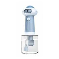 Pet Foam Soap Dispenser Automatic Pet Shower Foamer Touch Operations ABS Construction for Foam Machine Dog Cats Bathing mėlyna