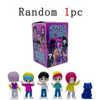 Q versija NAUJAS 1-6 vnt. KPop Demonų Medžiotojai Superžvaigždė Saja Berniukai Cha EunWoo PVC Veiksmo Figūrėlė Žaislas Anime Figūrėlė Lėlė Gerbėjams Dovanai