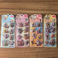 4-Pack Fun Talking Tom & Friends Sparkly Shaker Stickers - Adorable Character Embellishments for DIY BulingBulingStickers Store