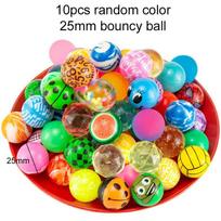 25/32mm Guminis Elastingas Kamuoliukas Mišrus Stilius 10 VNT. Šokinėjantys Kamuoliukai Vaikams Šokinėjimui Kamuoliukai Žaislai Plaukiojantis Kamuoliukas Vaikams Žaidimai Patalpoje Lauke TMZ