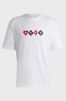 With Playing-cards Artwork T-shirt Men Women Oversized Y2k Hogo Printed Short Sleeves Streetwear Comfortable Female Male Clothing 4XL