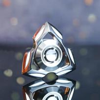 Rainbow Tri-Spinner Fidget Toy Metal EDC Stress Relief Anxiety Focus Spinner for Kids Adults 2CM