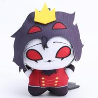 Kawaii Helluva Boss Stolas Plush Doll Cute Nunu Printed Body Backpack Pendant Keychain Decor Stuffed Toy Xmas Gifts 10cm