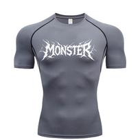 Short-sleeved Compression Shirt for Men Fitness Gym Running T-shirt Rashgard Top T-shirt Quick-drying Short-sleeved T-shirt S