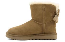 UGG Mini Bailey Bow Velvet Ribbon 2.0 'Chestnut Brown' Women's 1118975-CHE 37