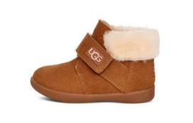 UGG Nolen Suede Slip Resistant, Abrasion Resistant, Thermal Kids' Boots Children Aged 3 7 Years Old Brown 1106229T-CHE 28.5