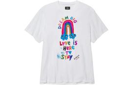 UGG T Shirts Unisex White Crew Neck Moderate Straight Fit 1154392-WHT S