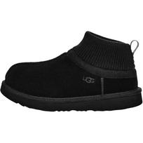 UGG Classic Ultra Slip Resistant Abrasion Resistant Mid top Kids Lifestyle Shoes Black Kids' 1157702K-BLK 33/34