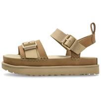UGG GOLDENSTAR VILLA Odiniai Sandalai Vienu Dirželiu Moteriški Smėlio spalvos 1167392-MDSD 38