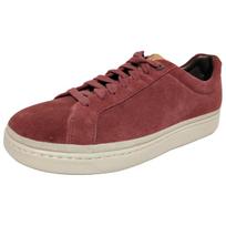 UGG Cali Cow Split Leather Low top Skateboard Shoes Men's Dark Red 1020133-PNR 43