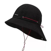 Gifts Neck-protecting Bucket Hat Adjustable Wide-brimmed Outdoor Sun Hat UV Protection Summer Drawstring Bucket Cap juoda