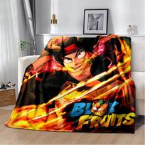 29 Style New B-Blox Fruit Cartoon Flannel Blanket,Soft Throw Blanket for Home Bedroom Bed Sofa Travel Cover Kid Gift 75cmx90cm