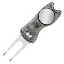 Pop-up Button Golf Repair Tool Magnetic Marker Putting Green Fork  Golf Course pilka