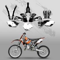 NICECNC For KTM SX 85 SX 105 SX85 SX105 2003 2004 2005 Motorcycle Fairing Graphic Background Decals Sticker Customize Decoration