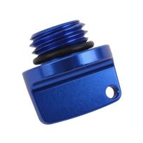 Enduro Motorcycle CNC Oil Cap Universal For Honda Yamaha Suzuki Kawasaki Scooters Dirt Pit Bike Engine Protection Accessories mėlyna