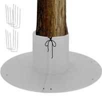 Adjustable Winter Palm Tree Root Protector Aluminum Foil Freeze Warm Tree Trunk Protector Guard Plant Cover with Ground Nails