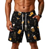 Men's Loose Fit Air Layer Shorts with Pockets Casual Athletic Training Gym Beachwear Drawstring Waist Comfortable Fit M juoda