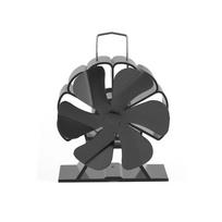 Home Efficient Stove Top Fan 6 Blade Heat Powered Fan Useful Fireplace Fan juoda
