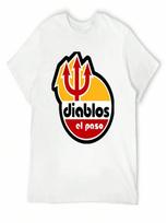 Defunct El Paso Diablos Baseball 1985 T-Shirt Football T Shirt Anime Shirt Black T-Shirts For unisex S įvairiaspalvis