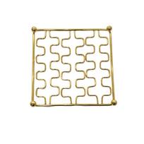 Heighted Foot Iron Insulation Pad Rust-proof Non-slip Heat-resistant Coaster Easy To Clean Food Grade Metal Pot Mat