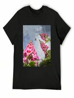 Foxgloves And Bee At Great Dixter House T-Shirt Baggy Shirts Quick-Drying Cheap Stuff T Shirt For unisex S įvairiaspalvis