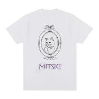 KITTY BABY TEE Mitski New Style Fashion Summer Casual Oneck Tshirt High Quality Graphic Printing pure Cotton Comfortable Tee M