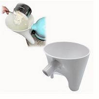 Heavy-Duty Plastic Flour Funnel for KitchenAid Stand Mixer, Spill-Proof Easy-Pour Attachment, Food-Safe for Flour & Eggs balta