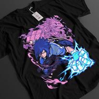 Naruto Shirt Sasuke Tshirt Itachi Uchiha T-Shirt Orochimaru Top Anime Unisex Tee M