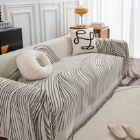 Ins Style Abstract Sofa Towel, Universal for All Seasons, Anti-cat Scratch Sofa Cover Cloth, Full Cover, Sofa Blanket, Sofa Cover, Dustproof 180*130cm
