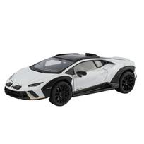 1/18 Lamborghini Huracan Sterrato Alloy Super Sports Car Model Diecast Metal Racing Vehicles Car Model Sound Light Kids Toy Gift balta