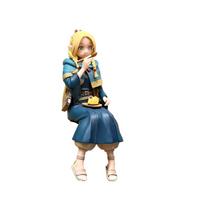 Delicious In The Dungeon Marcil Donato Anime Girl Statue Dungeon Food Leo Stouten Action Figure Model Sitting Doll Toy Gift