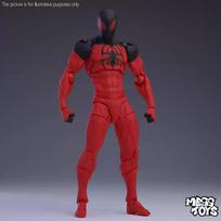 High Quality Black Suit Neighbor Symbiote Spider Man Black Venom Battle Suit Joint Movable Figurine Messtoy Model Gift
