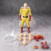 CTM Toys Revoltech Amazing Yamaguchi KO Saitama With Bonus Action Figures Desktop Ornament Model Doll Boy Toy Gift Collectible