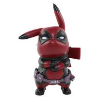 12cm Anime Figūrėlė PVC Pikachu Cosplay Deadpool Animacinių Filmukų Veiksmo Figūrėlės Kawaii Modelis Kolekcija Papuošalai Vaikų Žaislai Dovana