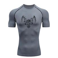 Fallen Angel  Men's Sports T-shirt Training Fitness Compression Short Sleeve Rashguard For Men Quick Dry Workout T-Shirt S