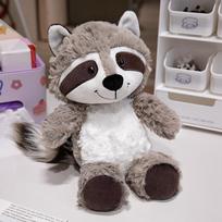 25cm Kawaii Animal  Raccoon Foxy Sloth Plush Soft Doll Toys Birthday Gifts Stuffed Animals Children Partners 25cm