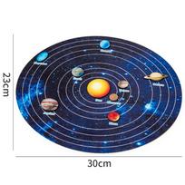 Montessori saulės sistemos galvosūkių žaislas vaikams berniukui mergaitei medinės planetos dėlionės stalo žaidimas žaislas astronomijos mokomasis mokomasis žaislas balta