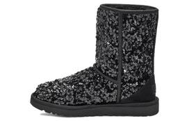 UGG Classic Short 'Sequin Black Grey' Women's 1130650-BLK 36
