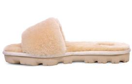 UGG Soft And Comfortable Fleece Lined Mules Slip Resistant Antibacterial Slide Slippers Women's Natural 1100892-NAT 36