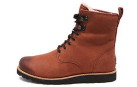 UGG Comfortable Abrasion Resistant Thermal Sheepskin Thermal Abrasion Resistant Coverage Short Snow Boots Men's 1094389-ROX 43