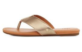 UGG Odiniai Stilingi Basutės Moteriškos Metalinės 1142178-GLDM 36
