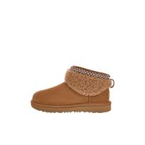 UGG CLASSIC ULTRA MINI Slip Resistant Abrasion Resistant Low top Kids' Boots Kids' Brown 1157730K-CHE 36