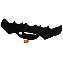 Halloween Cat Dog Cosplay Costume Funny Pet Clothes Black Bat Wings Harness Halloween Party for Pet Supplies (as the picture,S)